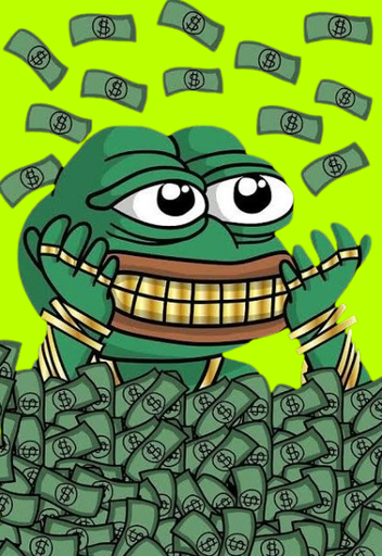 Gold grill CASHPEPE raining cash